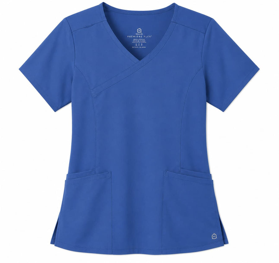 Custom Wink Women's Flex Mock Wrap Scrub