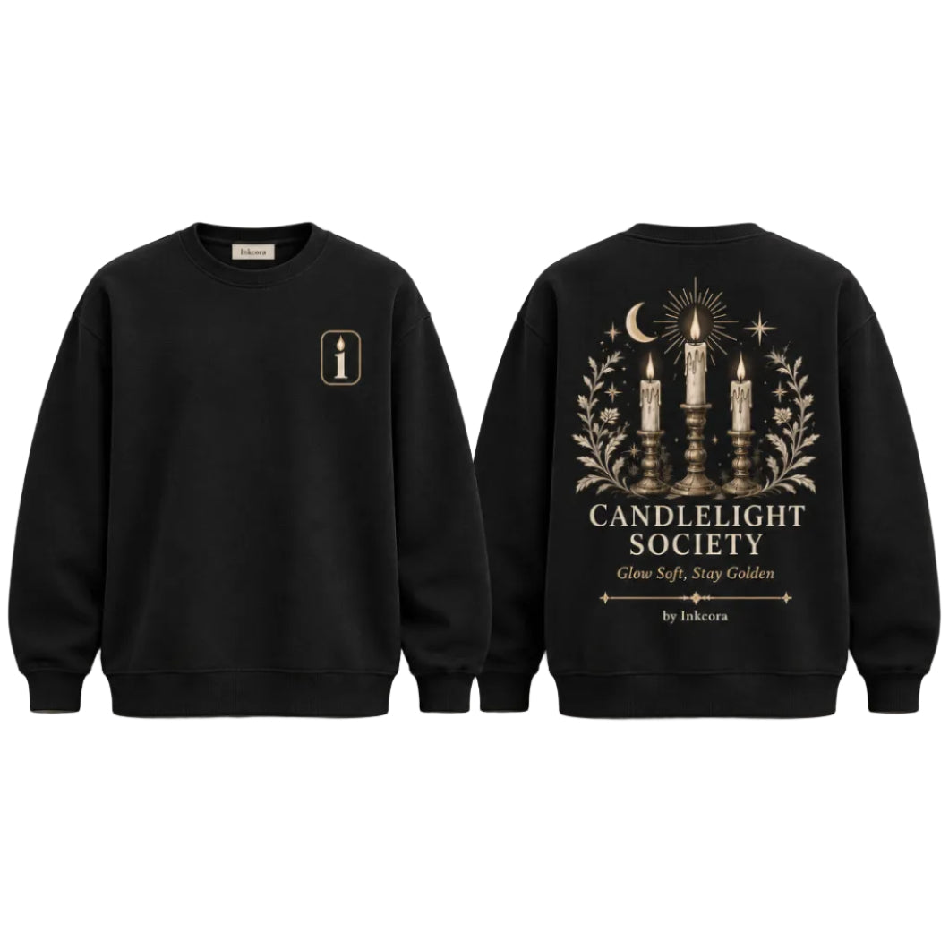 Candlelight Society Premium Crewneck | After Dark