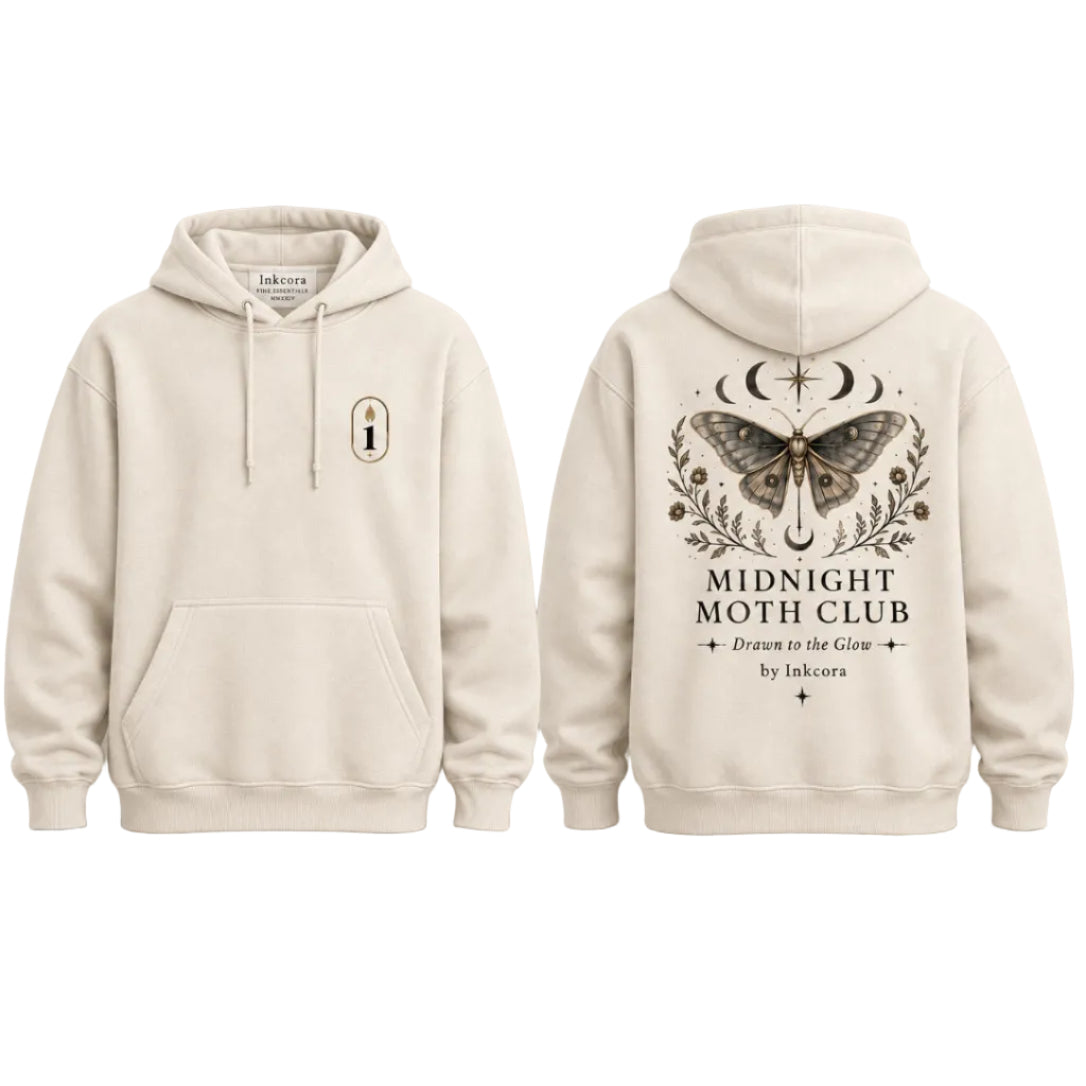Midnight Moth Club Premium Hoodie |After Dark