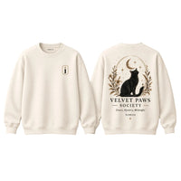 Velvet Paws Society Premium Crewneck | After Dark